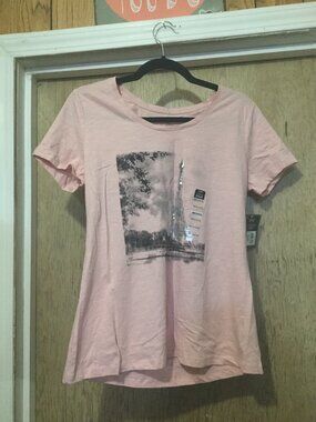 NWT Jessica t-shirt size medium 10/12 from Sears  many moons ago 19 p-2-p pink